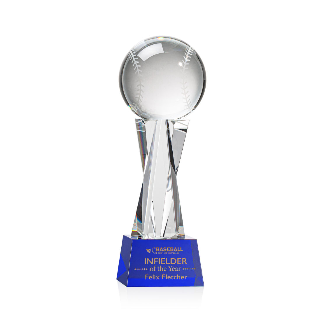 Baseball Award on Grafton Base - Blue 4