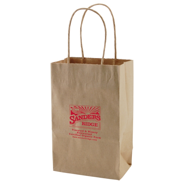 Recycled Natural Kraft Shopping Bag 1