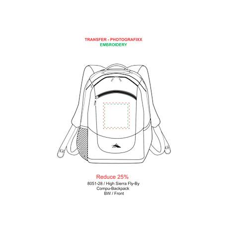 High Sierra Fly-By 17" Computer Backpack 42