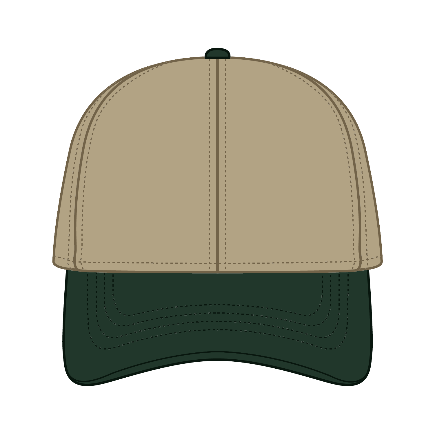 OTTO CAP® 4 Panel Ponytail Cap 25