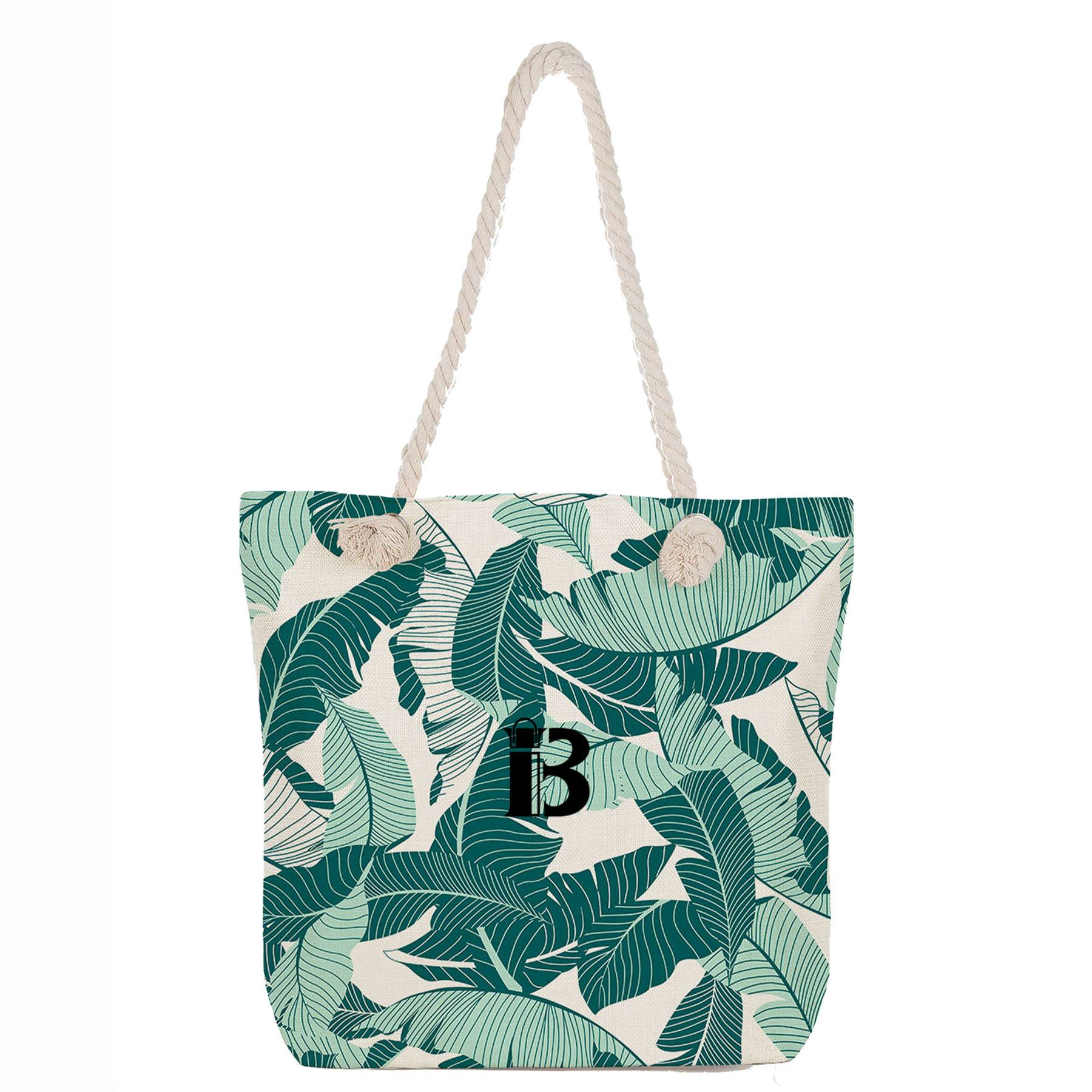 Palm Tree Canvas Tote Bag, custom tote bag with logo imprint 2