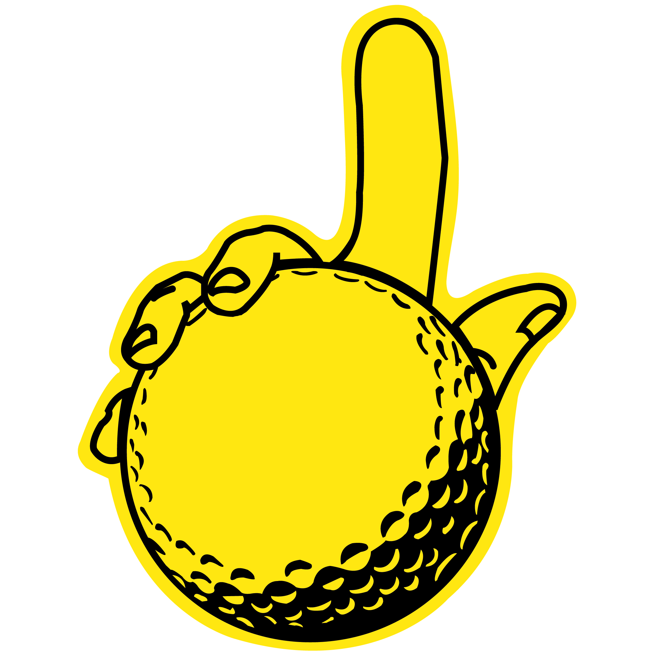 Large Golf Ball Hand 1