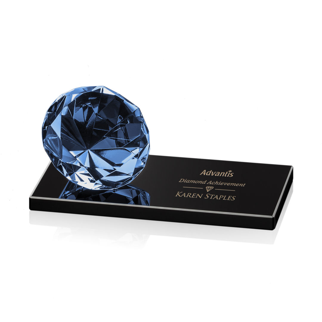 Gemstone Award on Black - Sapphire 11