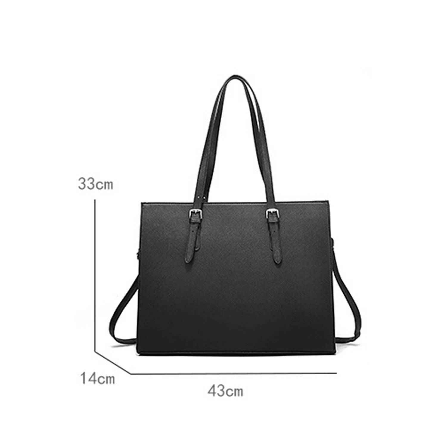PU Leather Large Capacity Tote Bag 6