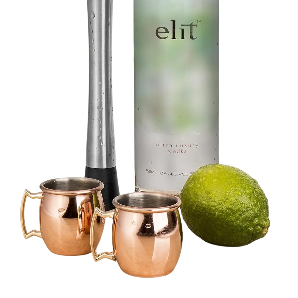 2oz. Mini Moscow Mules Shot Glass 4