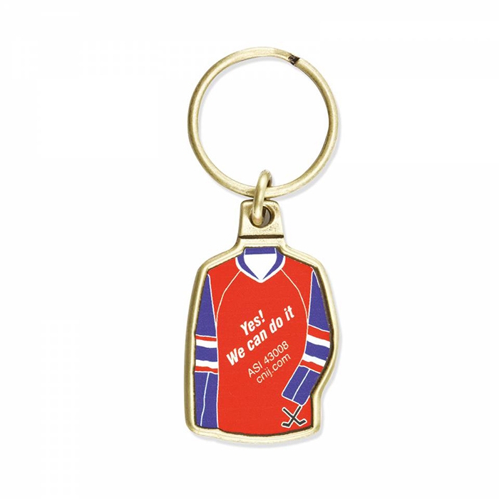 Express Hockey Jersey Key Chain (1.125 x 1.75 in) 1