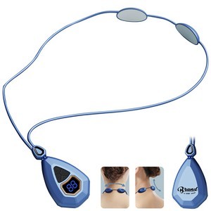 Lanyard Controlled Electric Pulse Neck Massager With Magnetic Electrode Pads 16
