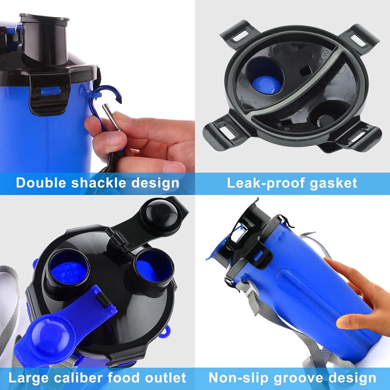 Travel Pet Bottle With Collapsible Bowl 5