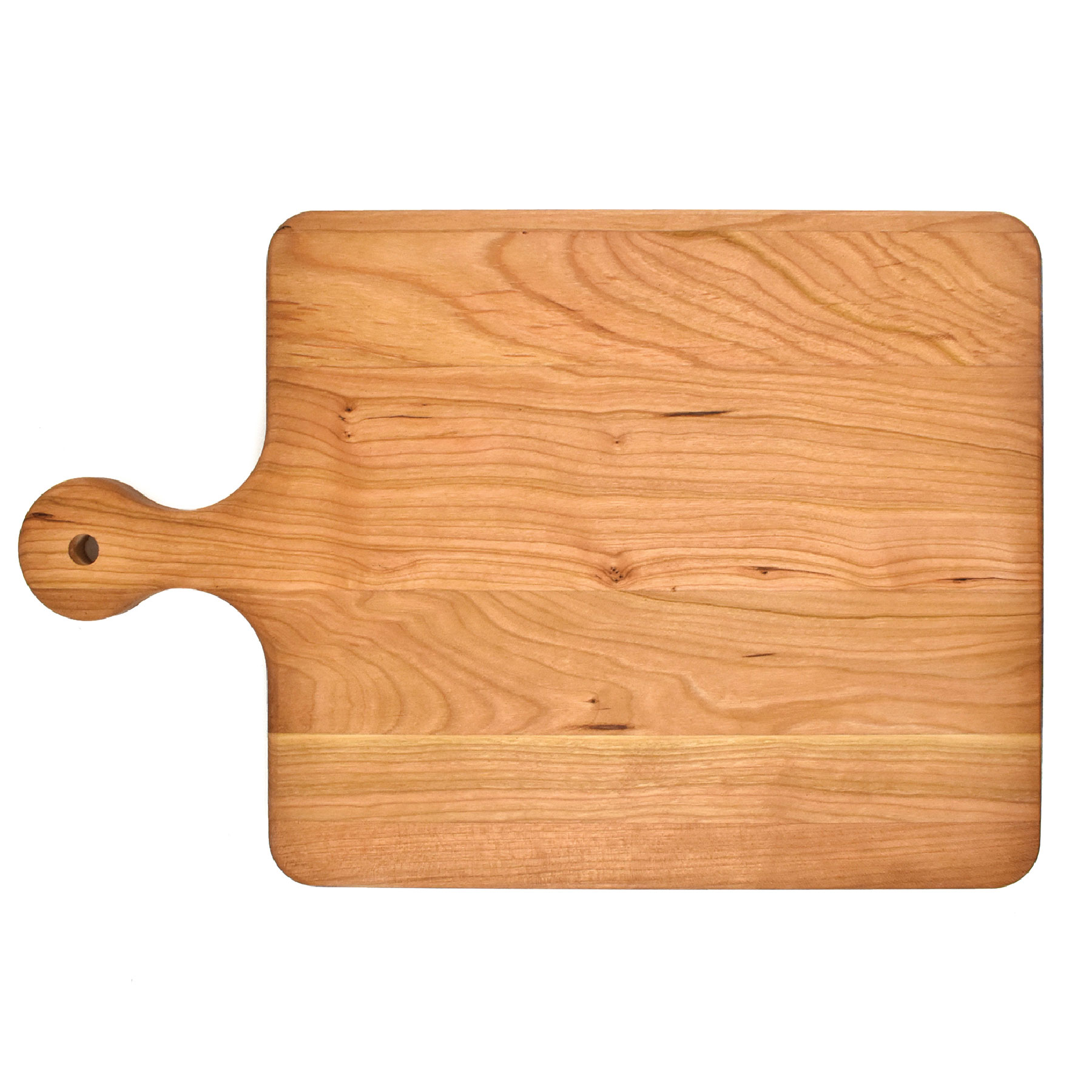 10 1/2" x 16" Cherry Paddle Cutting Board 8