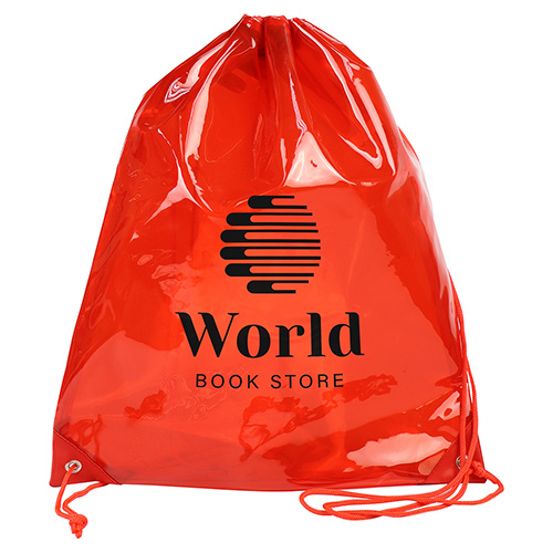 Diamond Clear TPU Drawstring Backpack 7