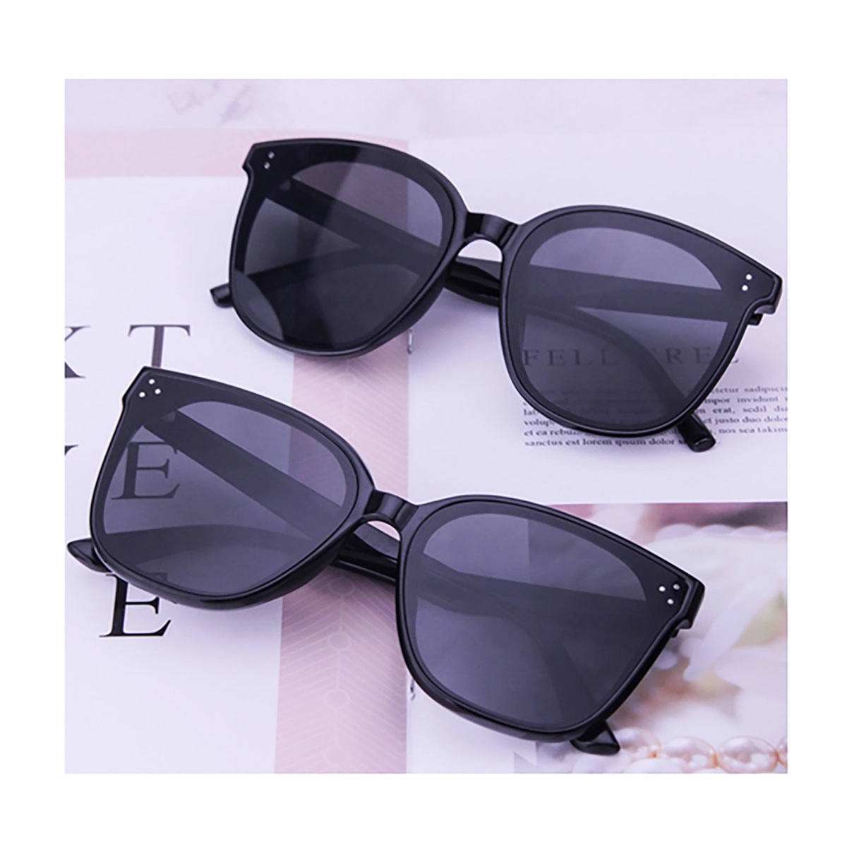 Reflective Lens Trendy Sunglasses 2