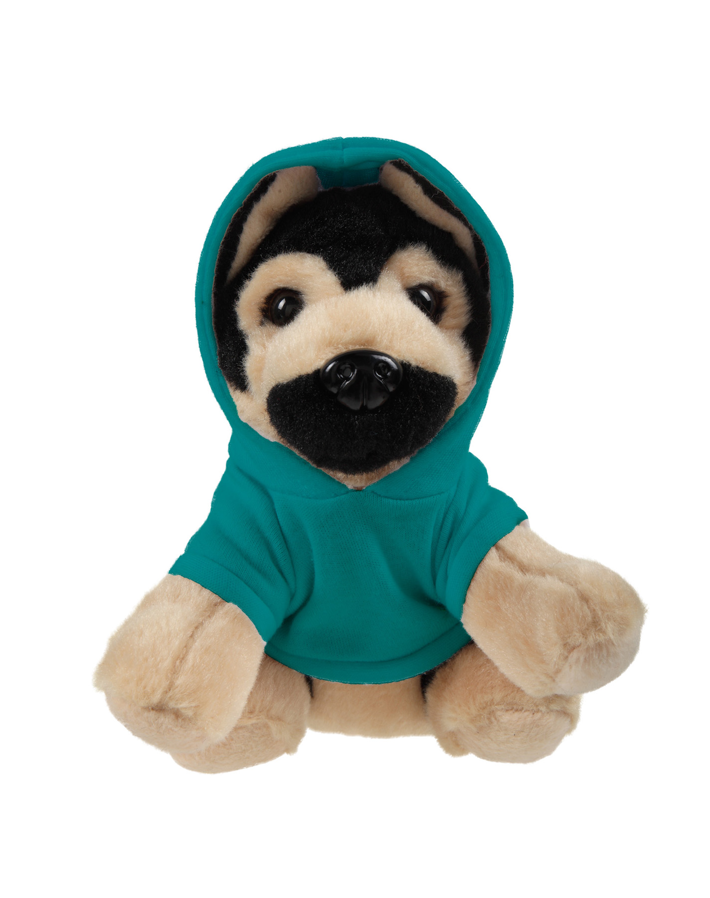Soft Plush Sitting German Shepard wearing a Hoodie 13