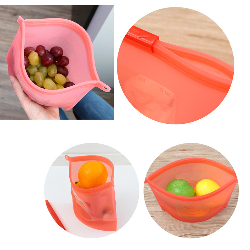 Multifunctional silicone fresh-keeping bag 6