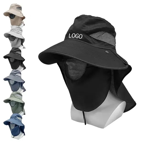 Wide-Brim Sun Hat - Full-Coverage UV Protection 3