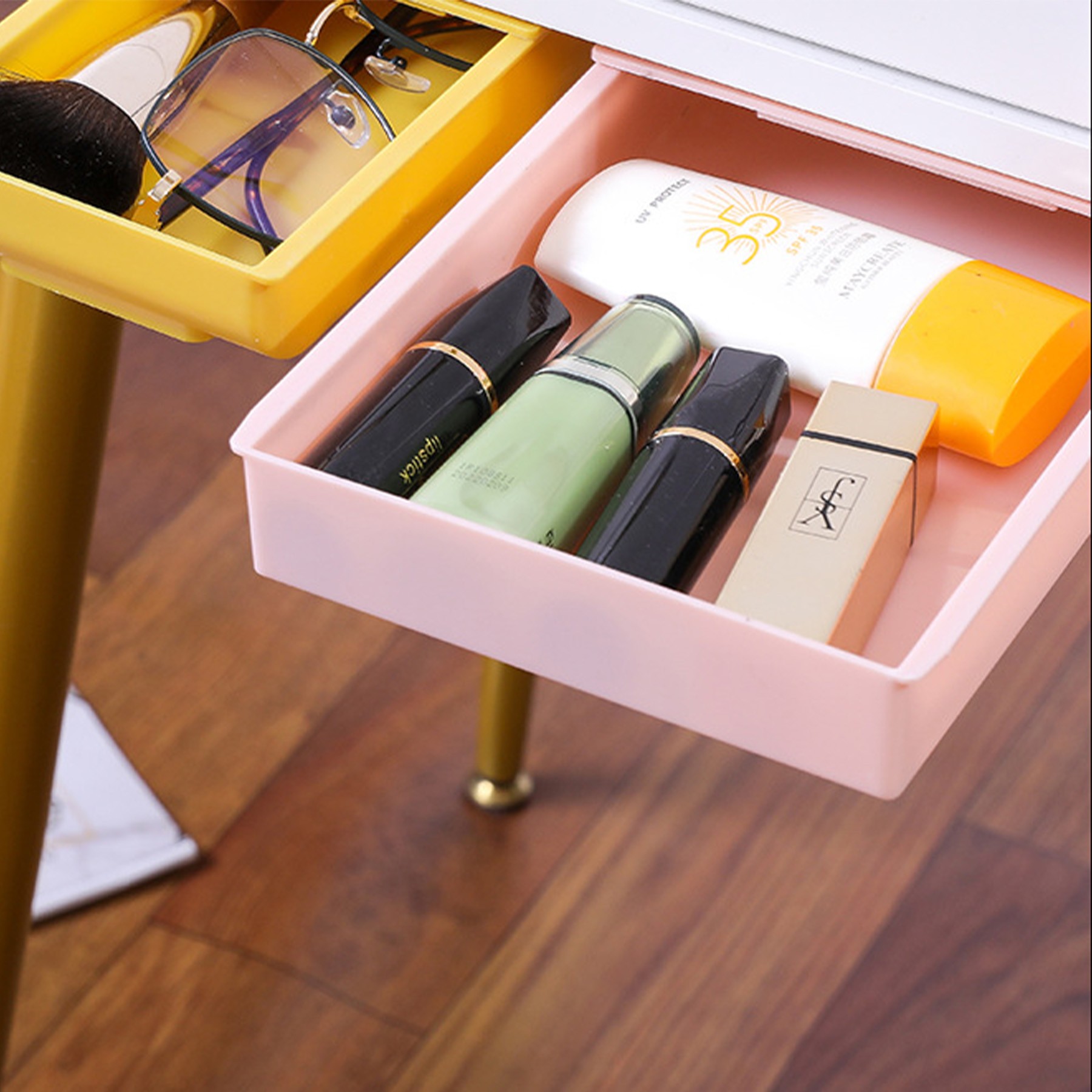 Under-Desk Hidden Pull-Out Storage Box 3