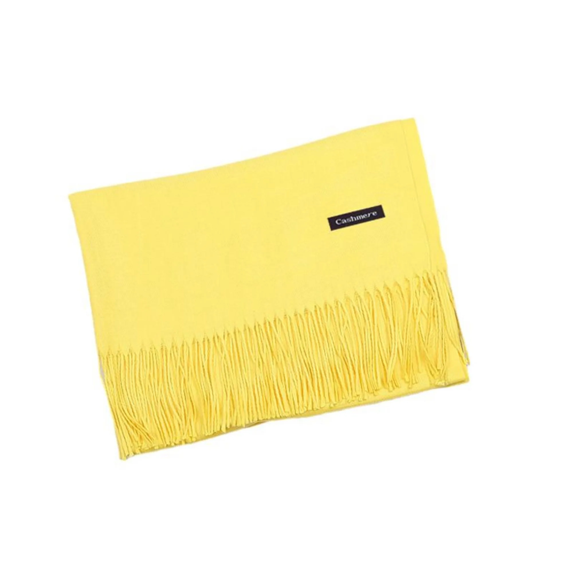 Winter Imitation Cashmere Scarf With Tassels MOQ 100PCS 8
