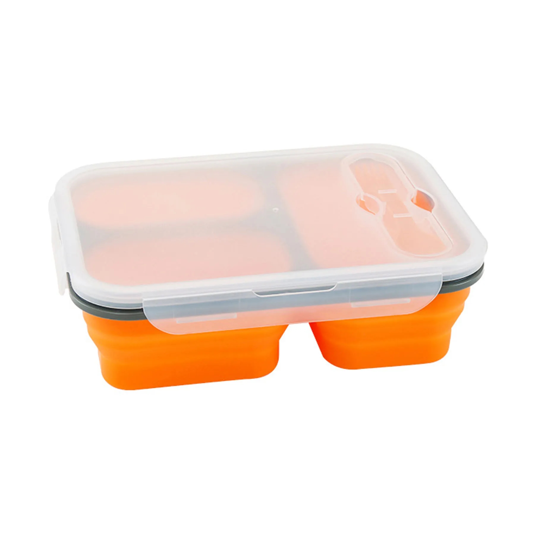 Portable Silicone Foldable Food Container 1