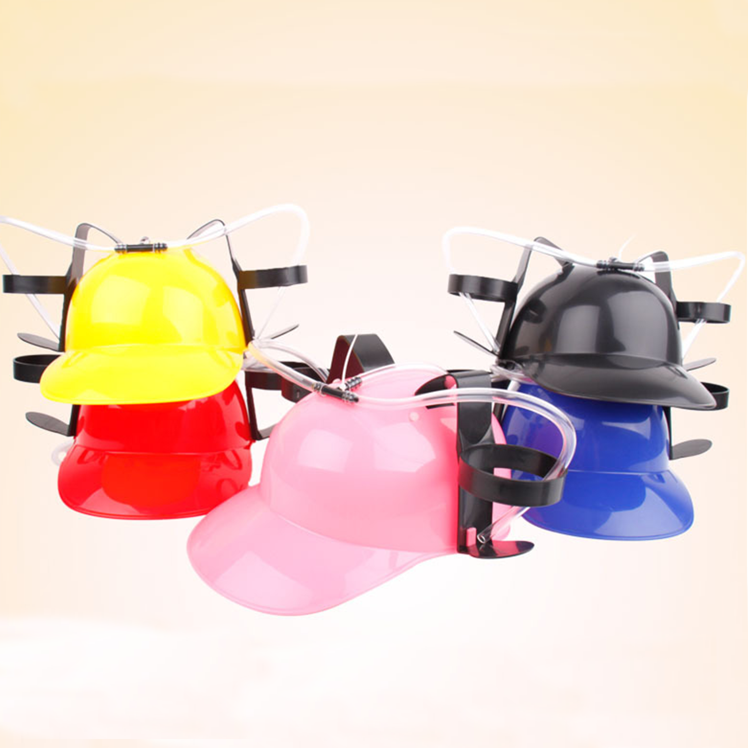 Innovative lazy drink hat 4