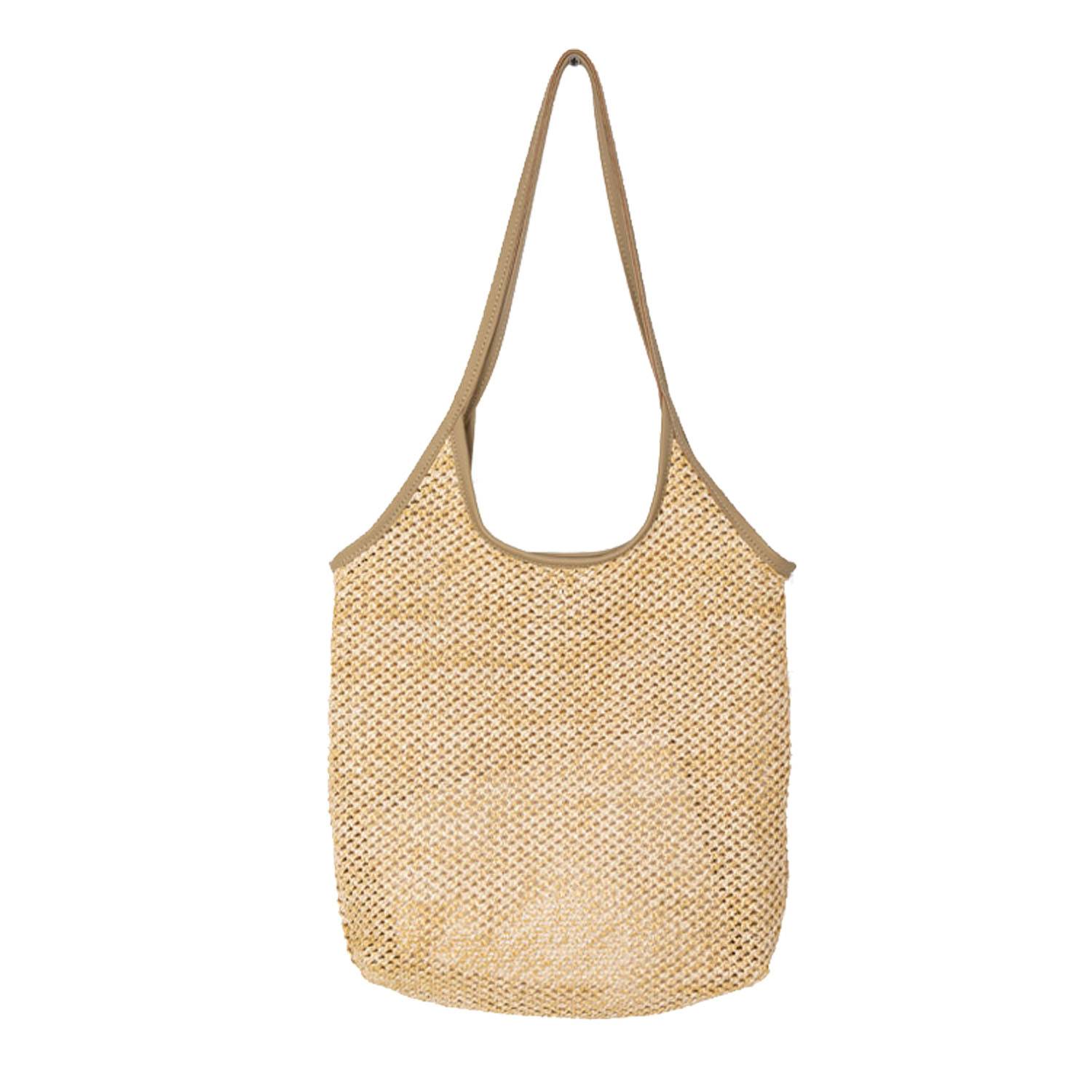 Straw Mesh Tote Bag 6