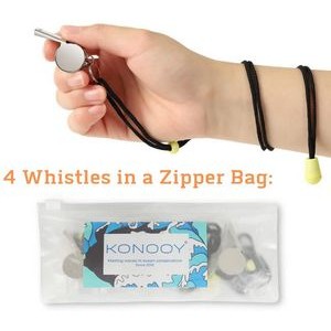 Stainless Steel Sports Whistles With Lanyard 1