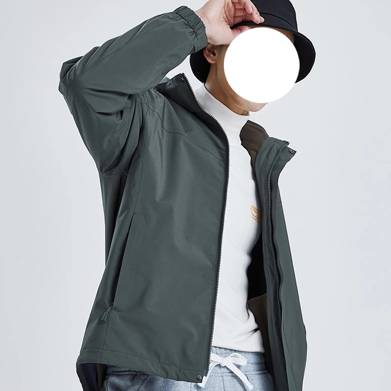 Waterproof Detachable 2-layer Hiking Jacket & Outdoor Coat 13