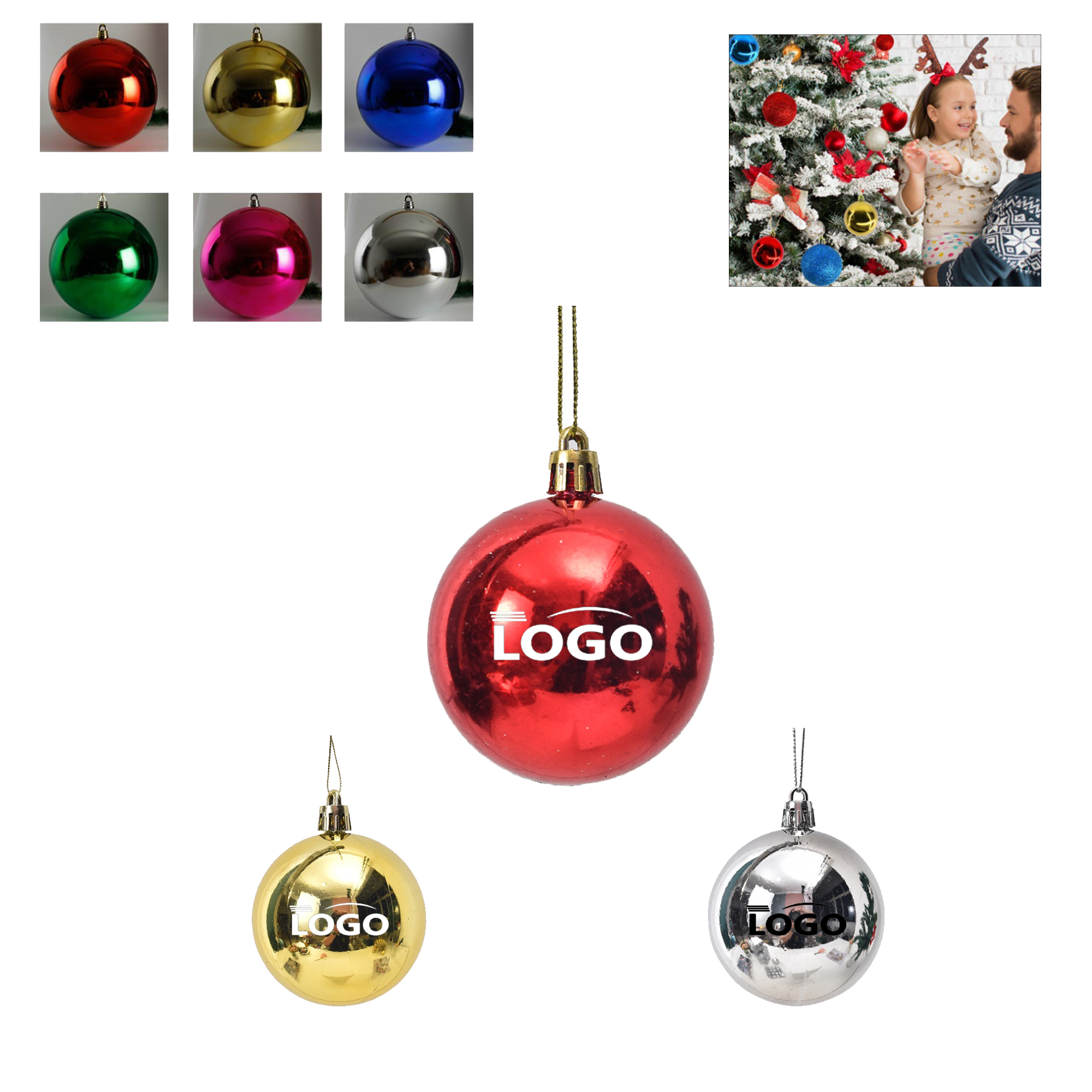 Customizable Christmas Tree Decoration Ball 3