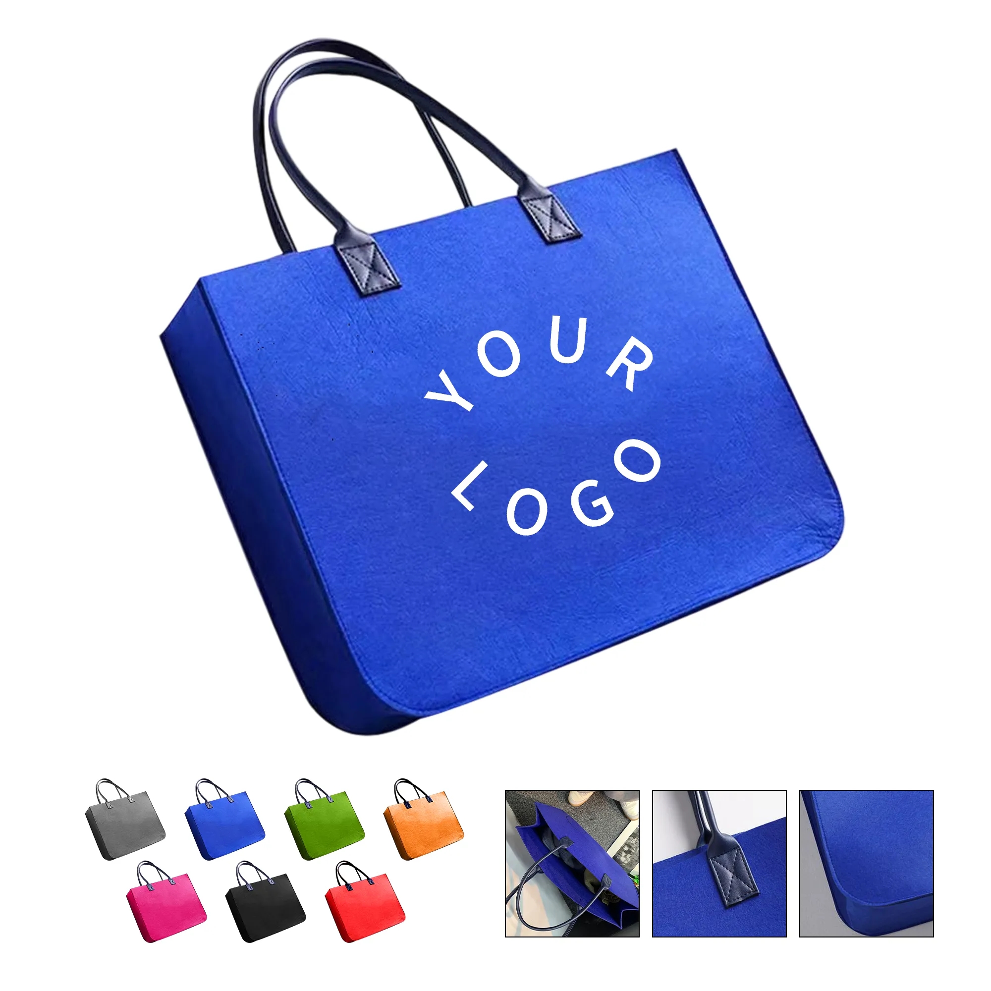 Felt Handbag Large Capacity 11