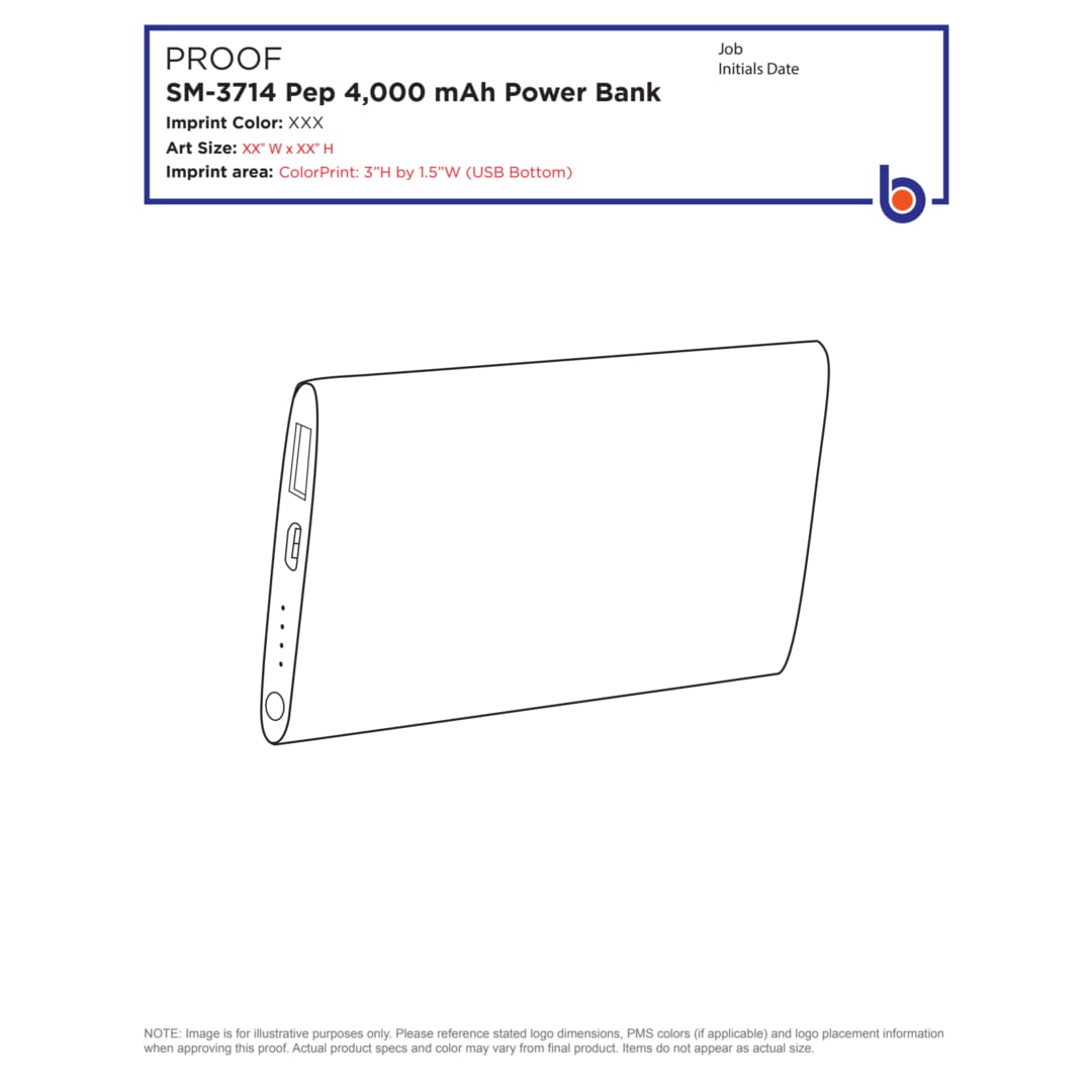 Pep 4000 mAh Power Bank 35