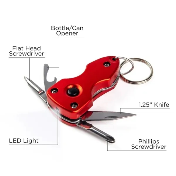 LED Keychain Knife Tool - EDC Multifunctional 1