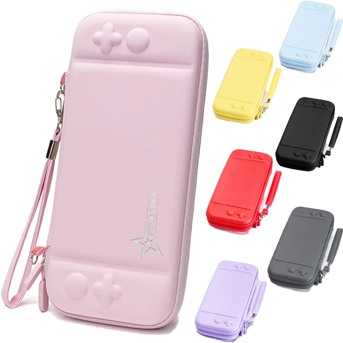 Durable Colorful Switch Game Protective Case With Stander 1