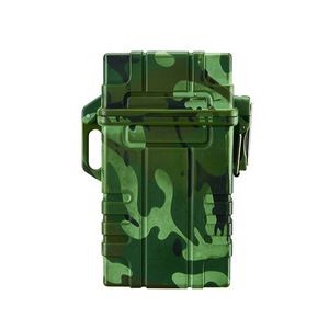 Round Angle Waterproof Dual Arc Lighter With Pop Up Lid 6