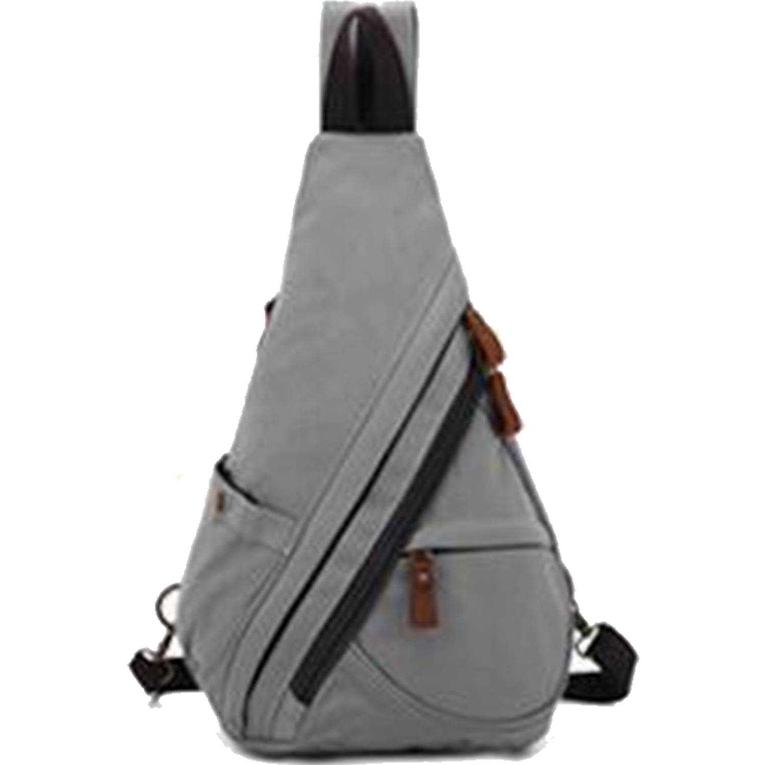 Canvas Small Crossbody Backpack Casual Daypack for Men Women 10