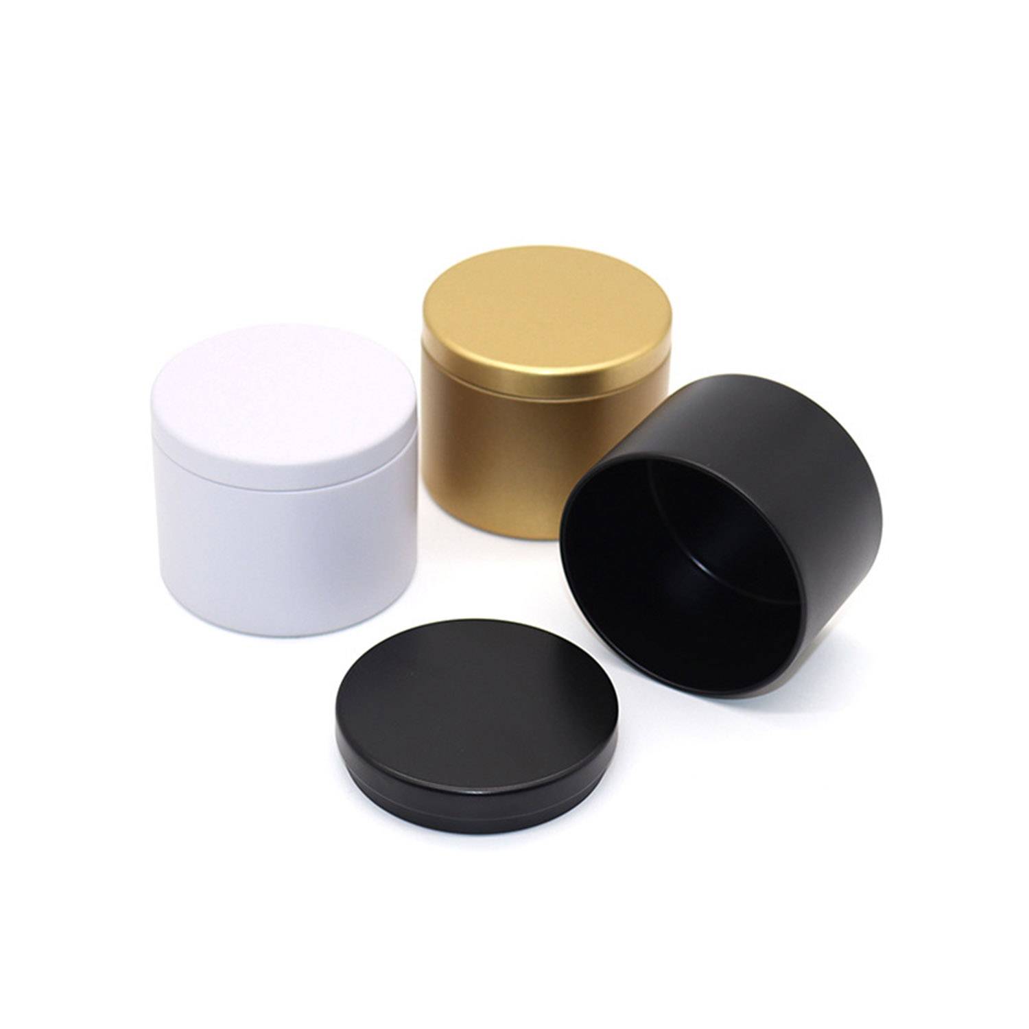 Tea Jars Iron Can for Tinplate Storage Containers 3
