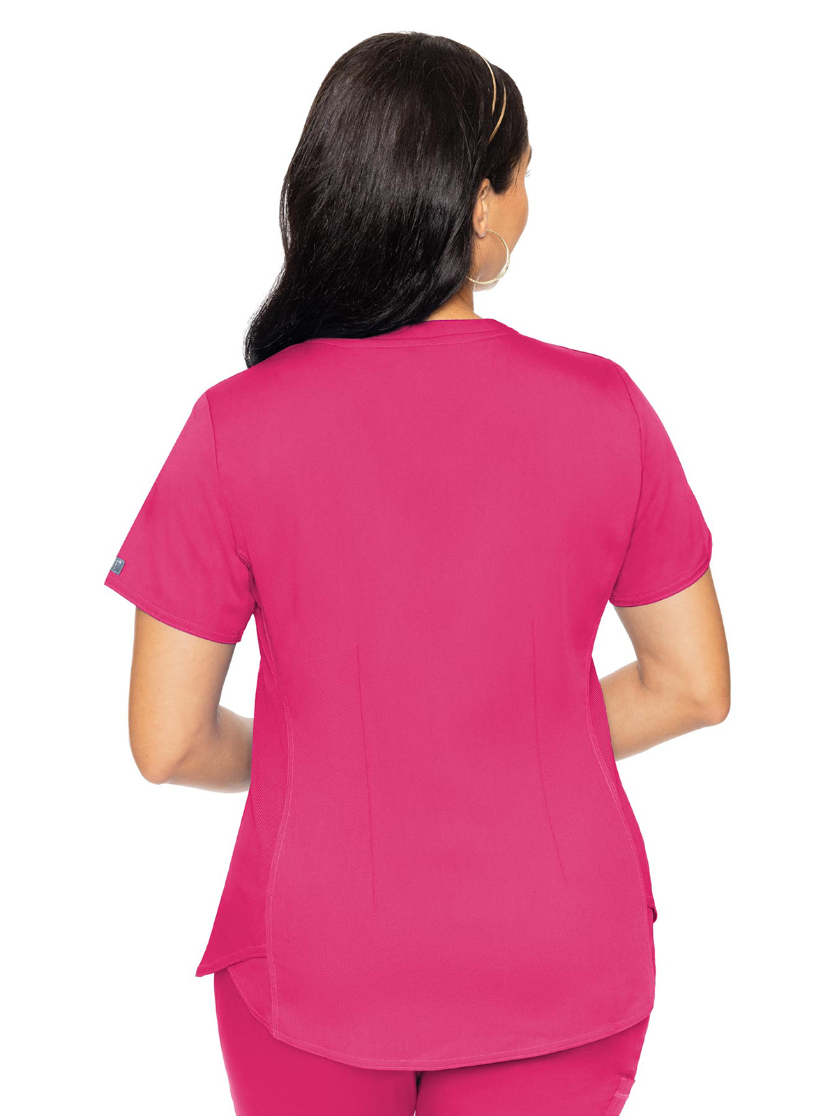 Med Couture - MC Touch - Women's 4-Pocket V-Neck Shirttail Top 11