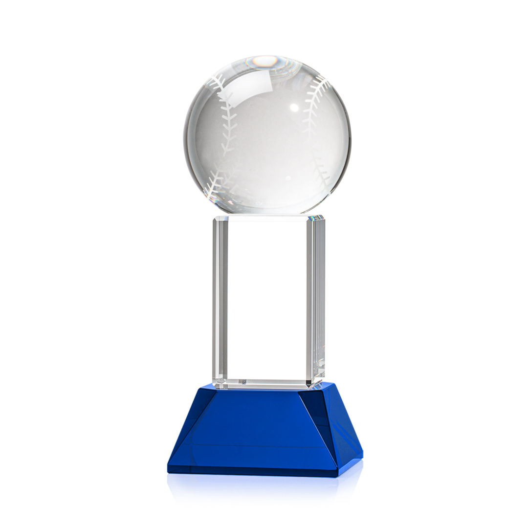 Baseball Award on Stowe Base - Blue 6