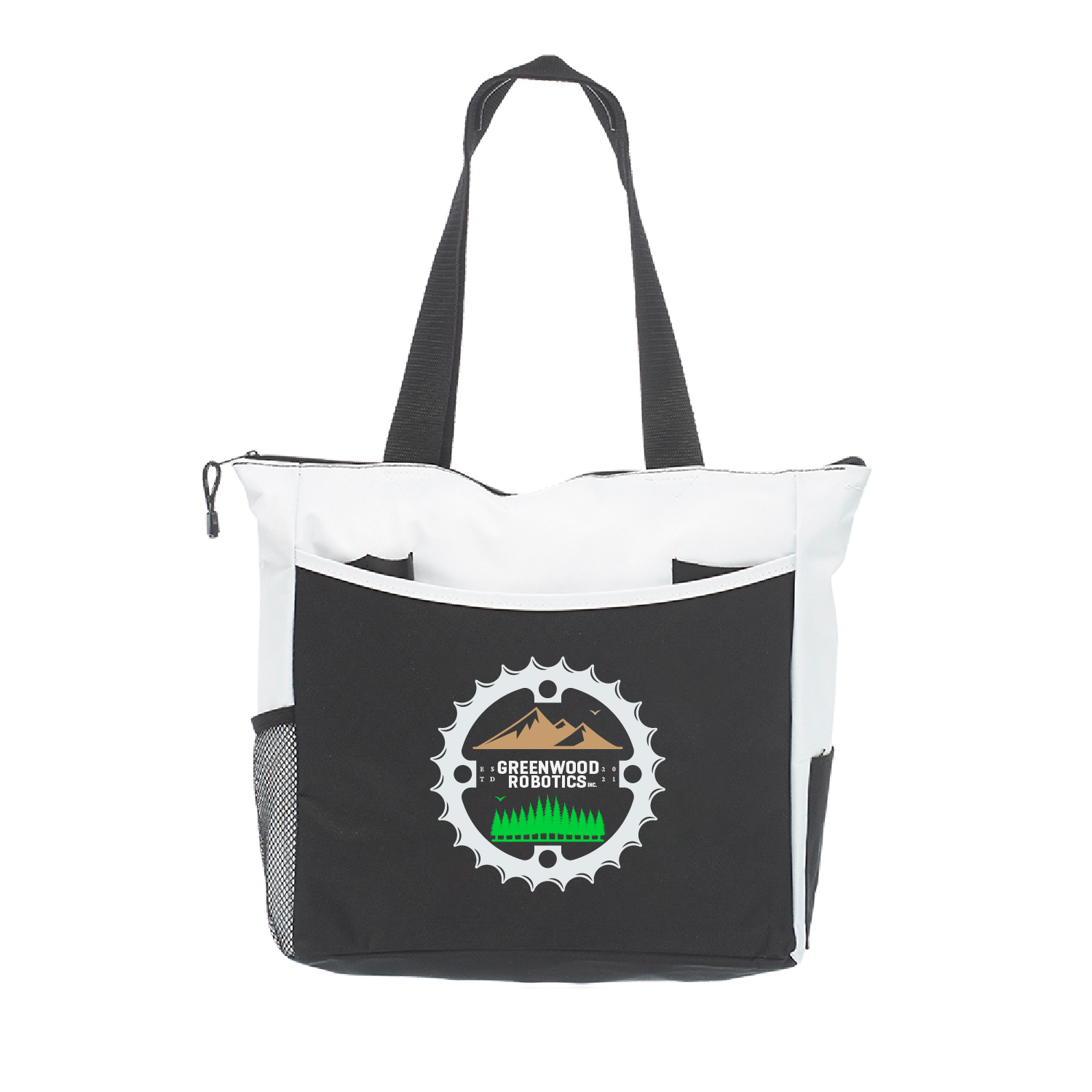 Pack-n-Go Carry All Tote Bag (Full Color Imprint), custom tote bag with logo imprint 9