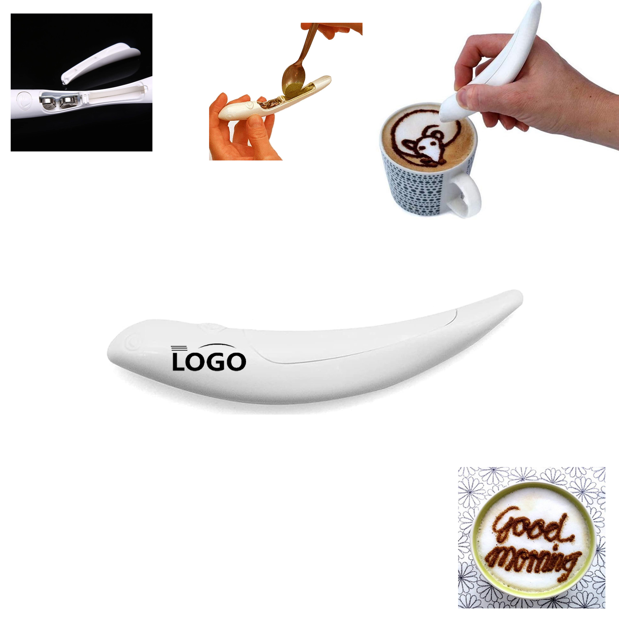 MOQ 100pcs Customizable Coffee Carving Pen 2
