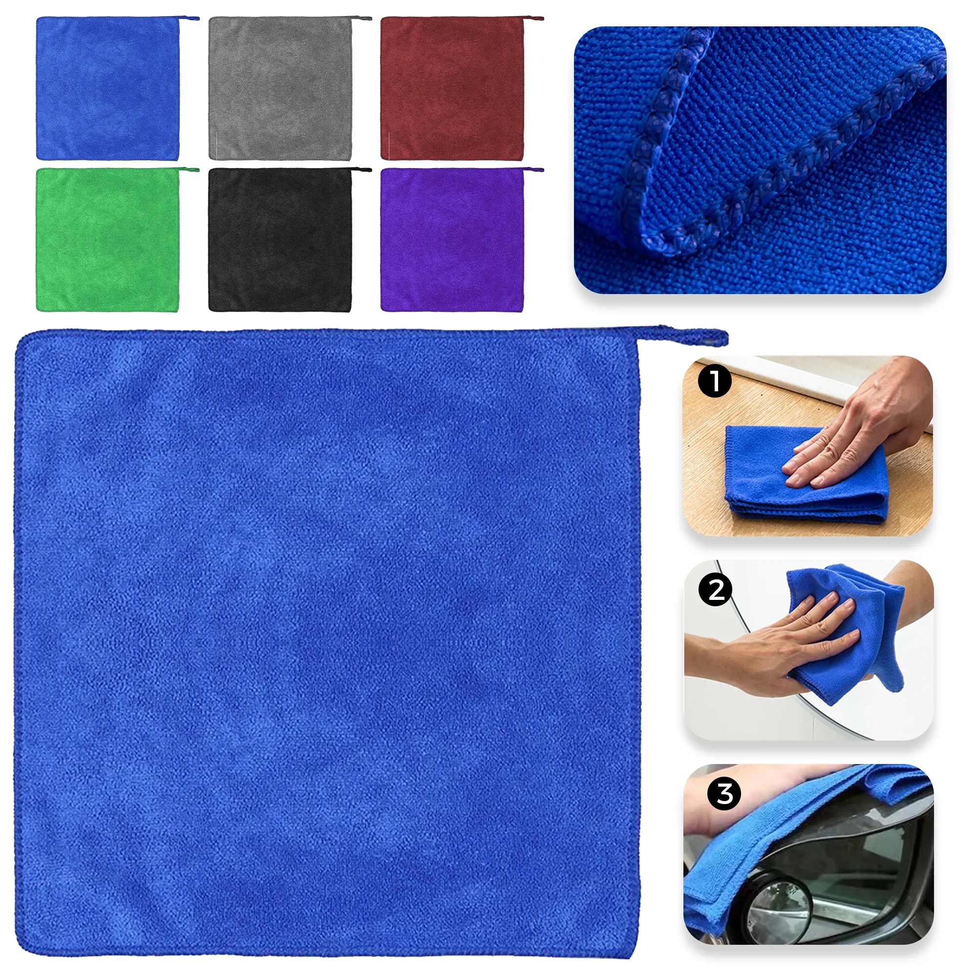 Microfiber Car Cleaning Drying Towel 2