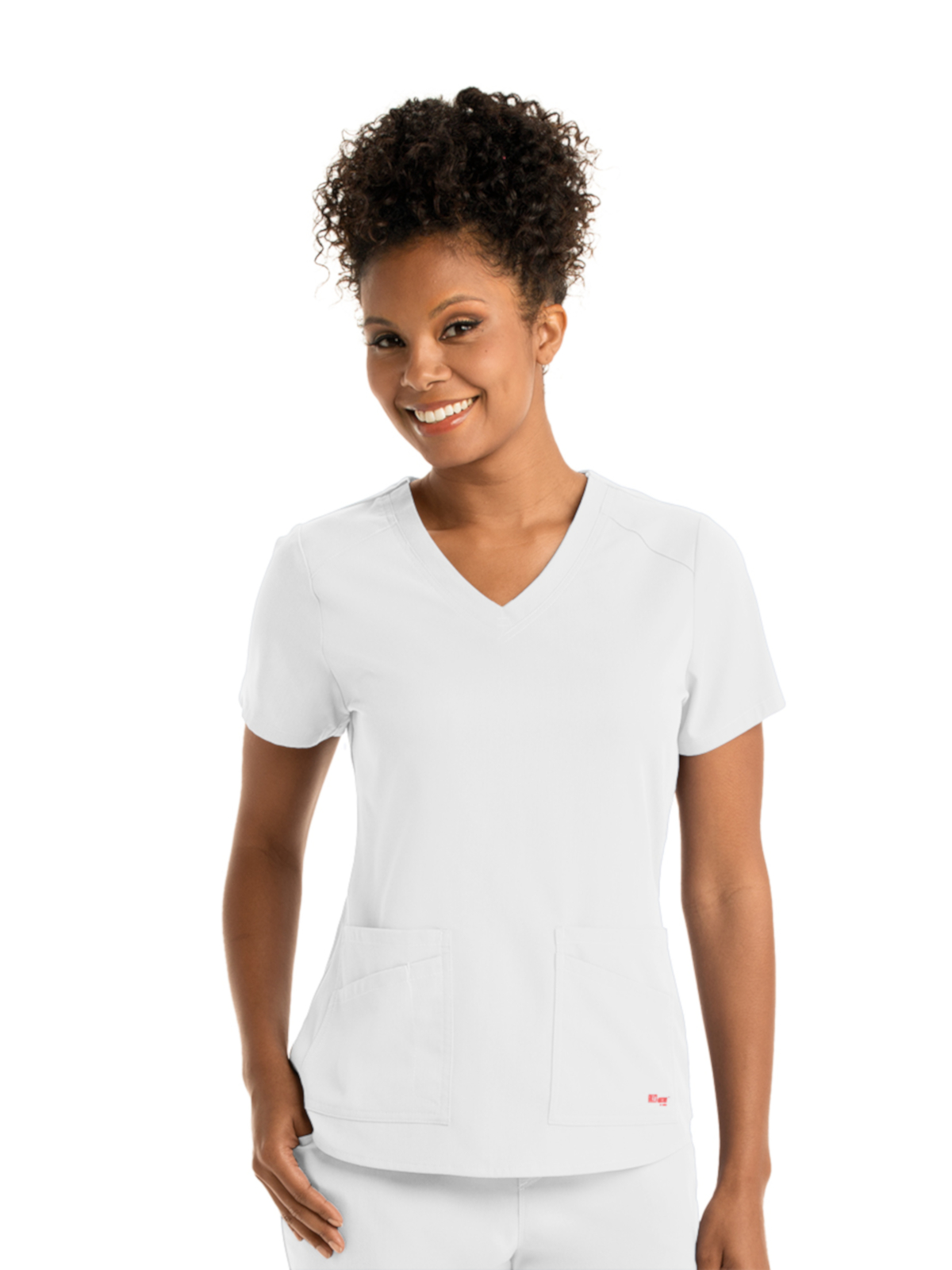 Grey's Anatomy Spandex Stretch - Women's Four-Pocket V-Neck Emma Scrub Top 11