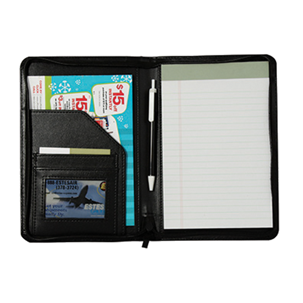 Burbank Junior Padfolio with Zipper Closure 5
