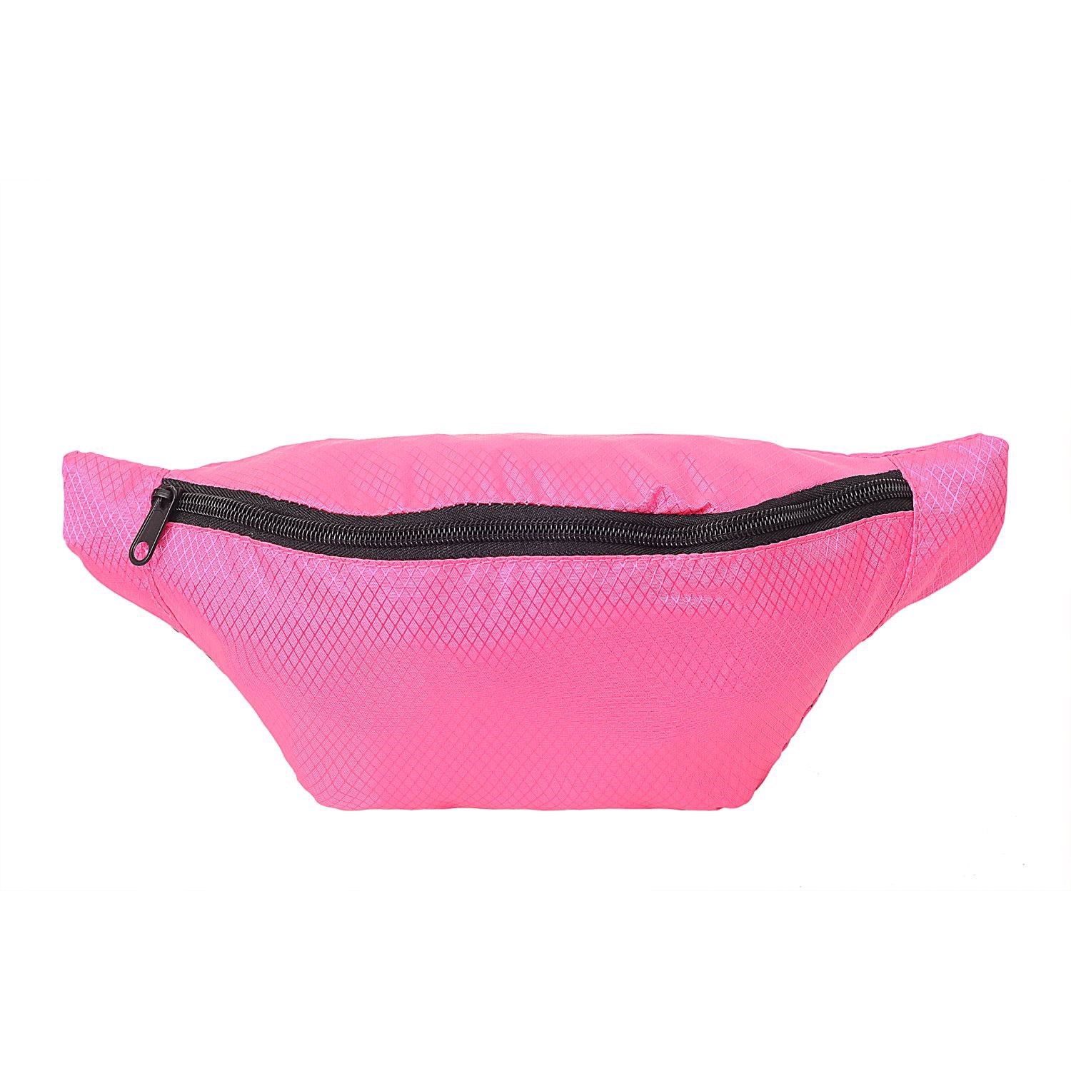Waterproof Ribstop Waist Fanny Packs w/ 1 Zipper, 13"W x 6"H