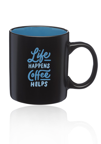 11 oz. Matte Two-Tone Coffee Mugs 16