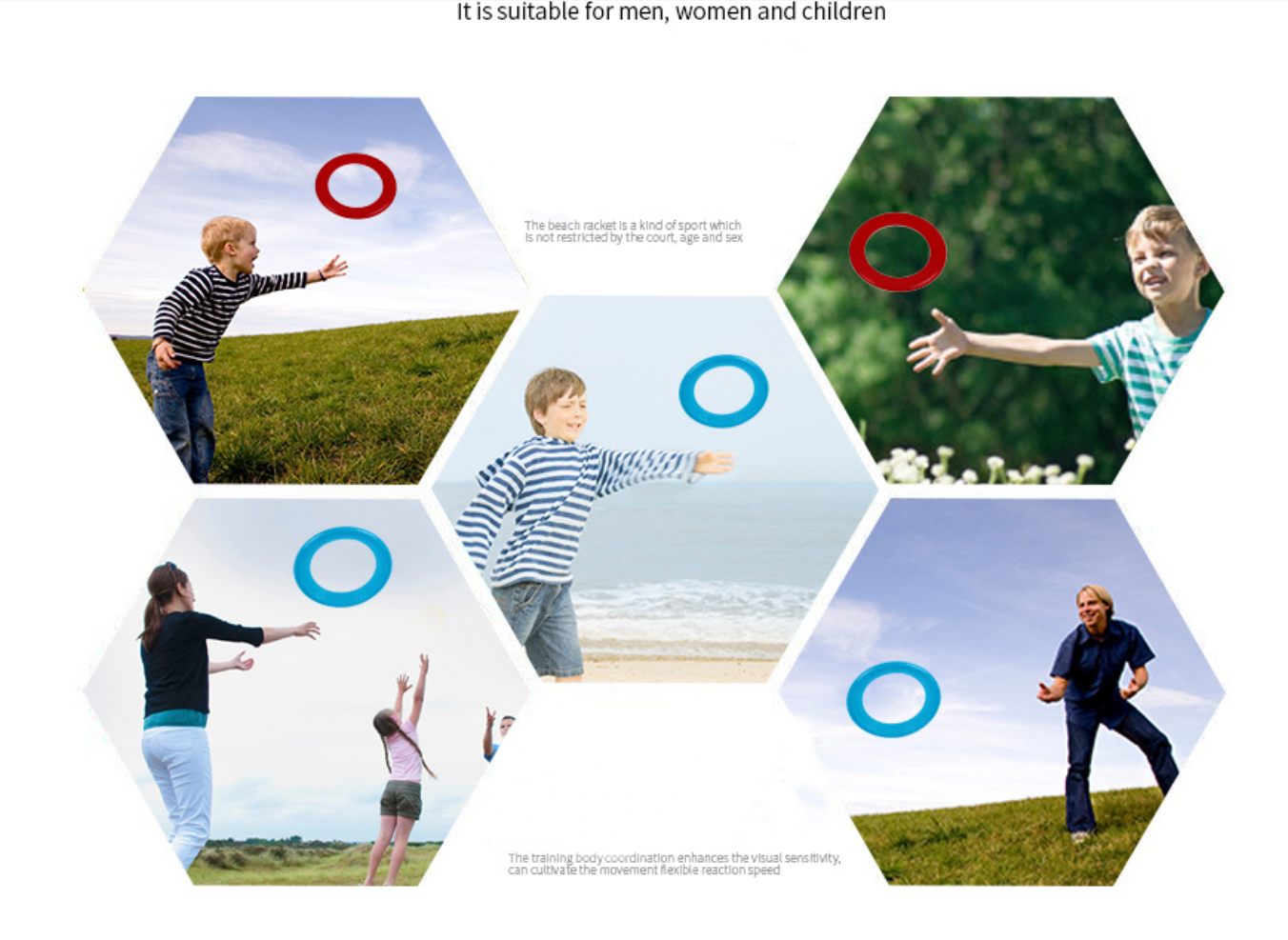 9.65inch PP Hollow Frisbee Flying Rings 4