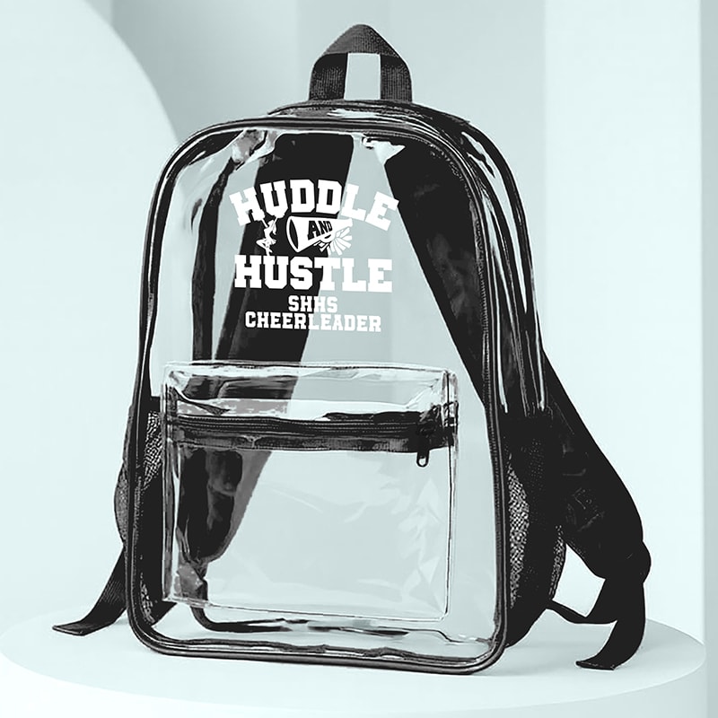 Pocket Clear Plastic Backpacks 18