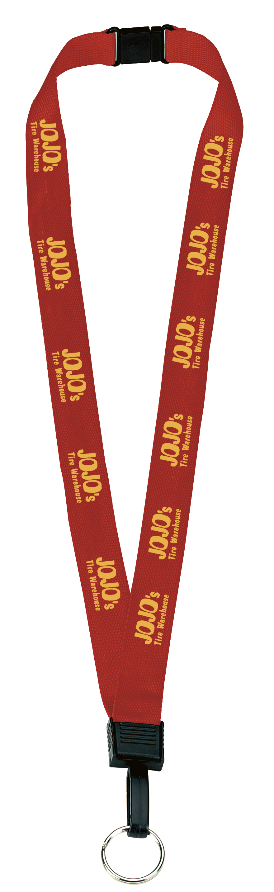 3/4" Breakaway Lanyard with Key Ring 1