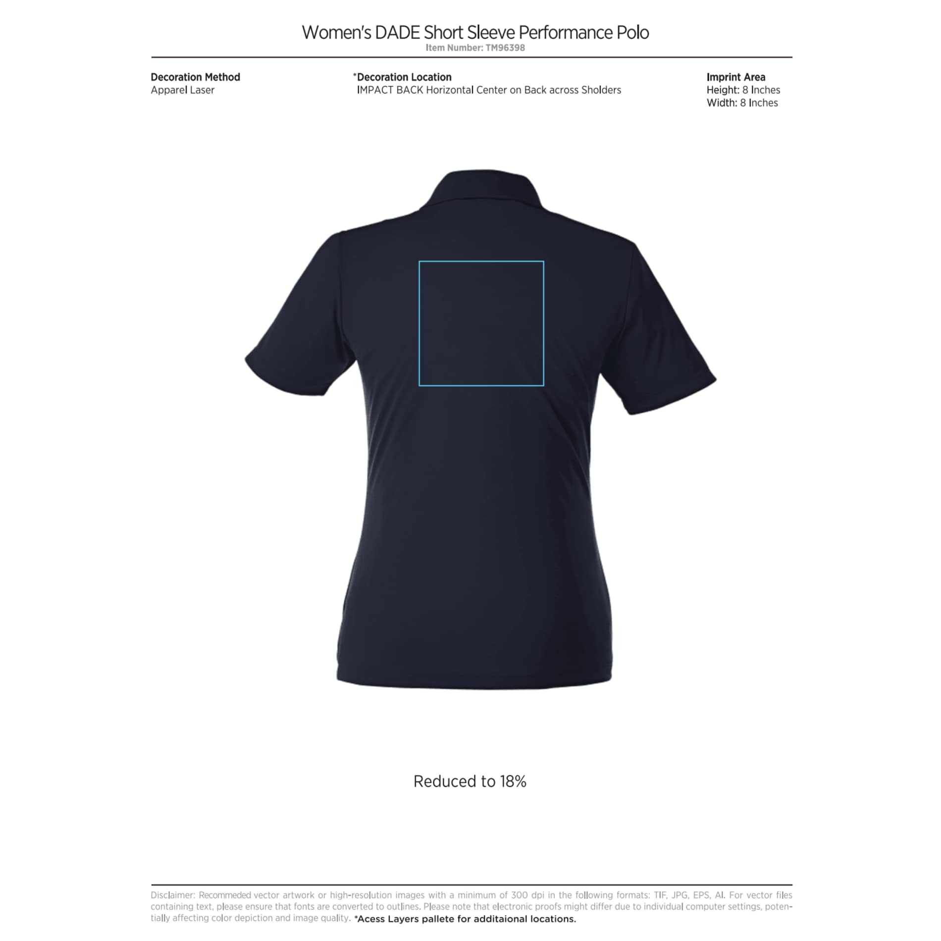 Women's DADE Short Sleeve Polo 64
