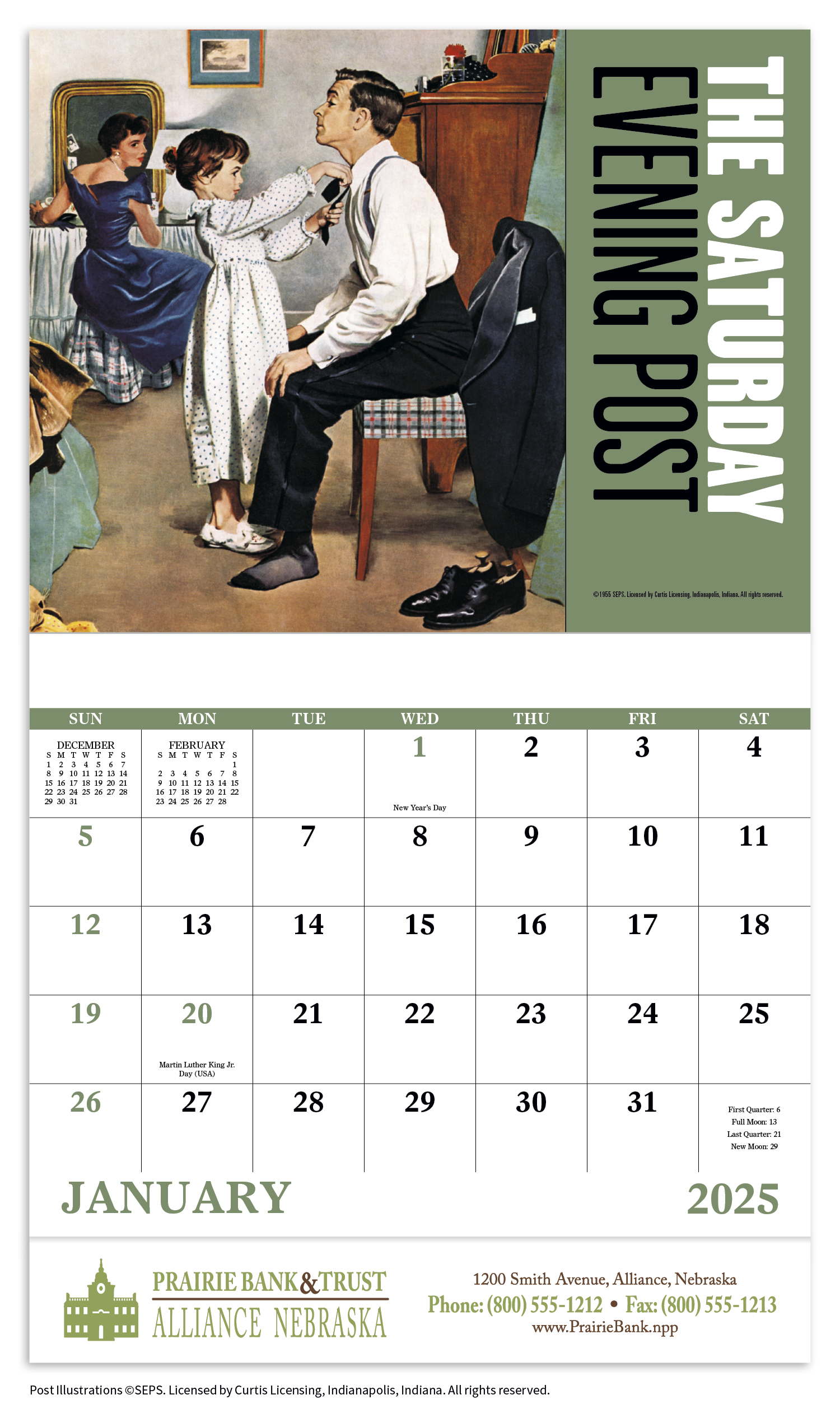 Good Value™ The Saturday Evening Post - Stapled Calendar 19