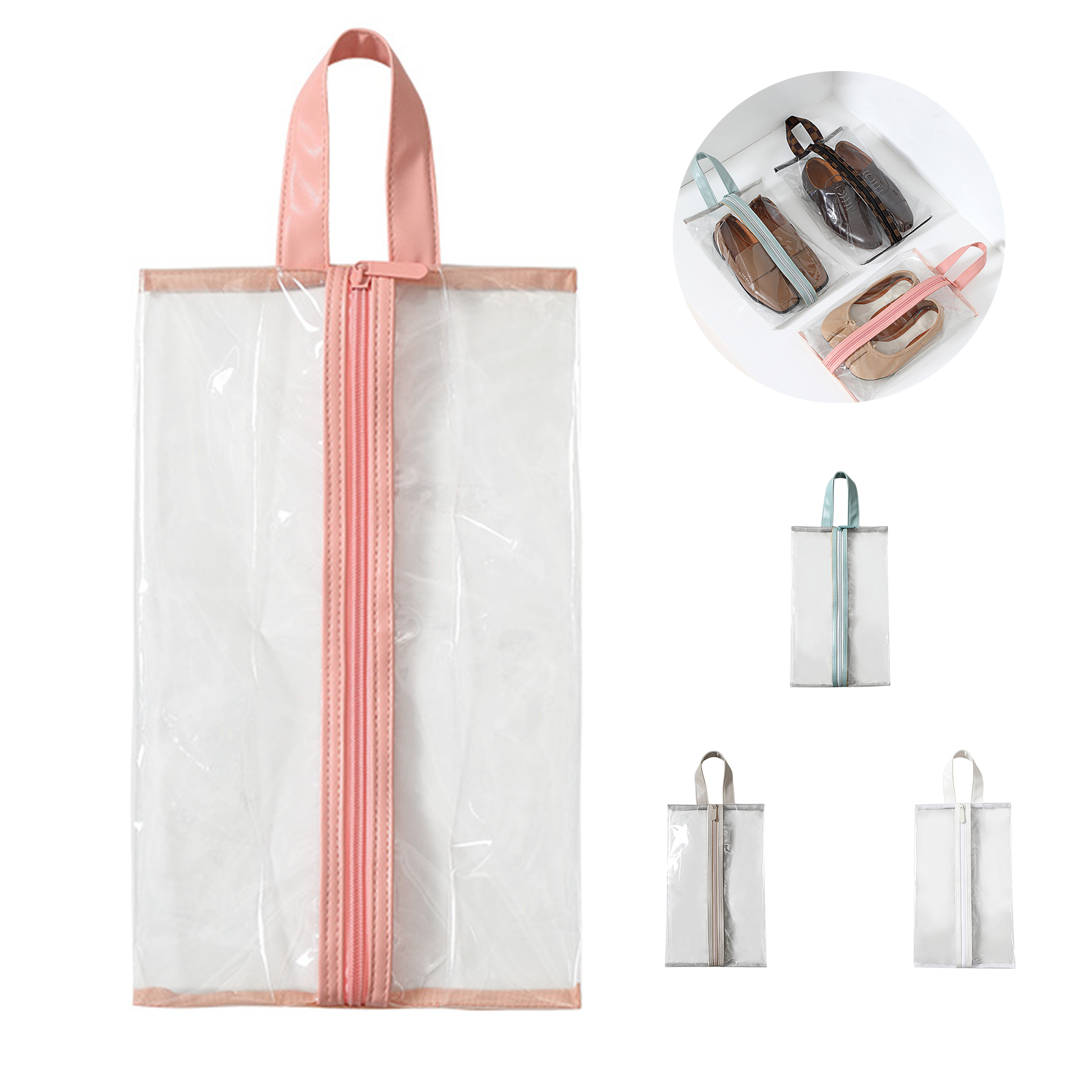 Travel Shoe Bags With Zipper 3