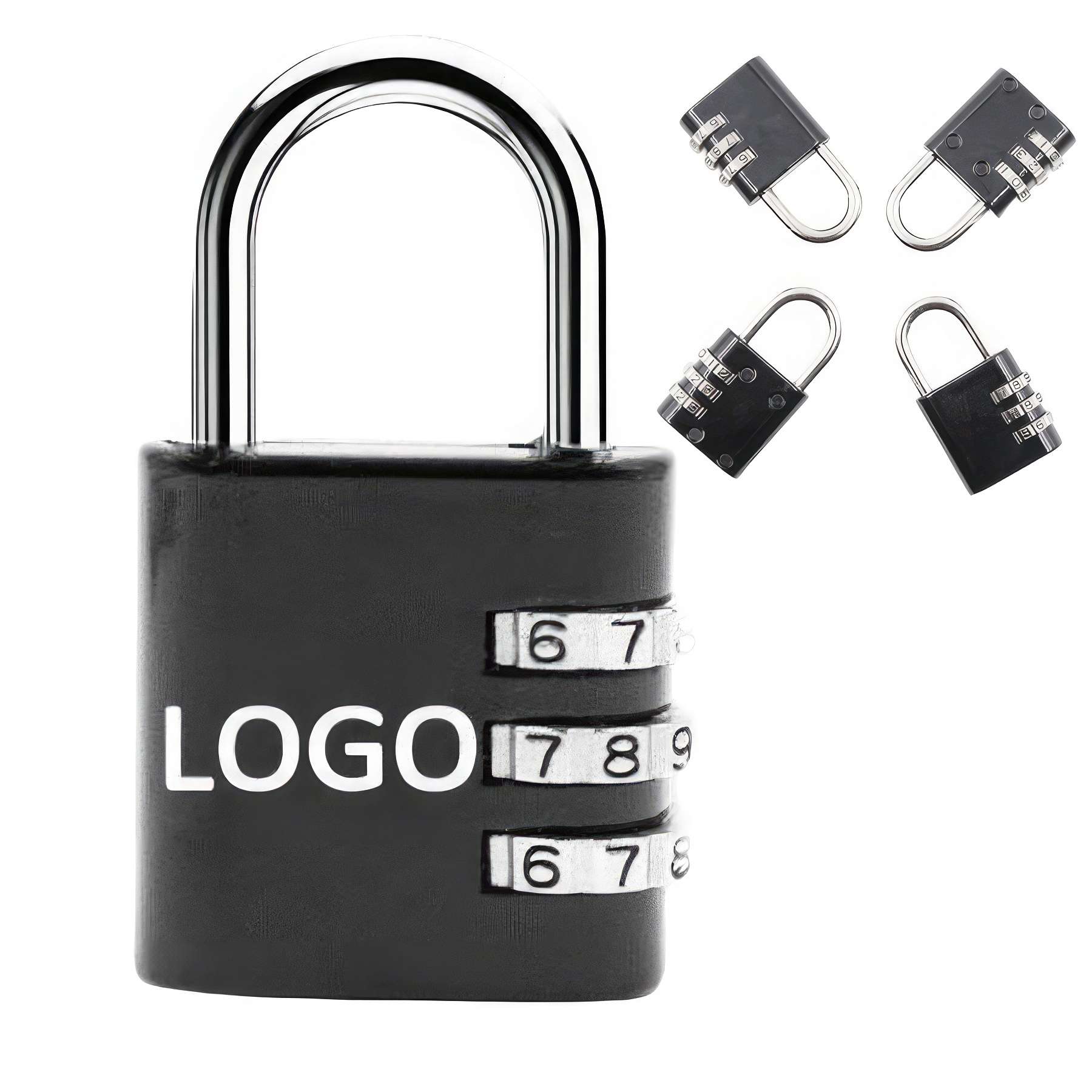 Basics 3 Digit Combination Padlock 1