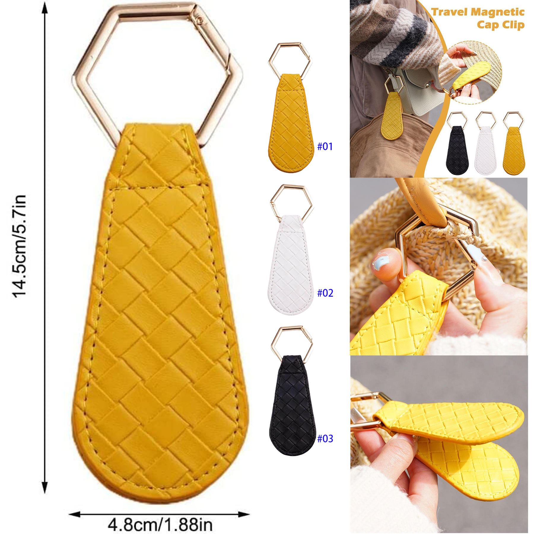Water Drop Hat Bag Clip Sunhat Clip 2